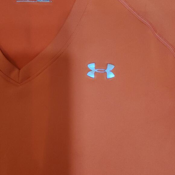 Under Armour Women's Dri-Fit Orange Color Size L - Picture 2 of 8
